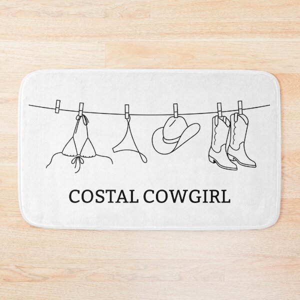 Item preview, Coastal cowgirl washing line line artwork designed and sold by Sam-A-R.
