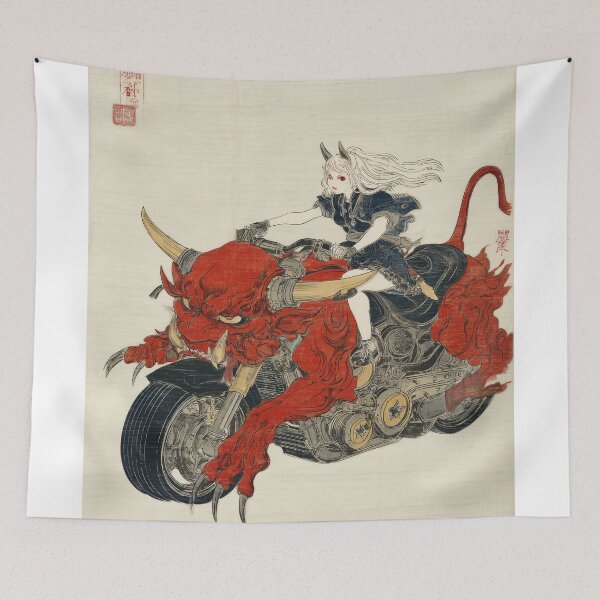 Item preview, Motociclista demoníaco designed and sold by lautir.