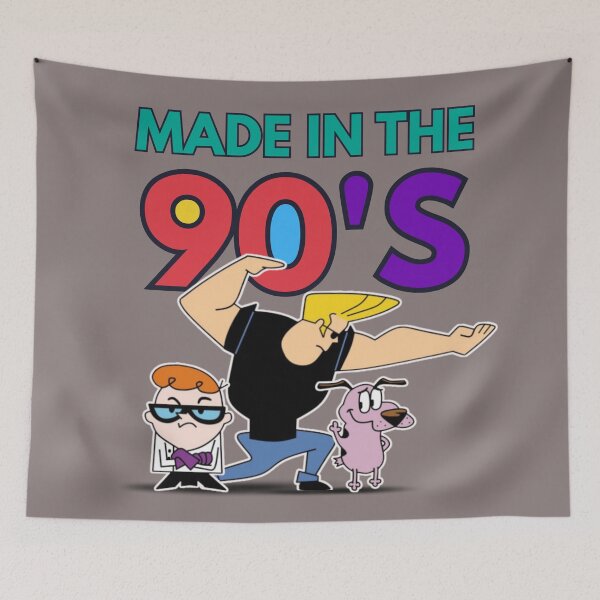 Item preview, Made in the 90s Retro Cartoon Graphic T-Shirt | Vintage Nostalgia Gift Tee designed and sold by 2msons.