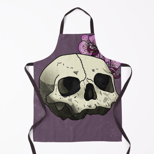 Item preview, Orchid Skull print designed and sold by Print paint and pixel.