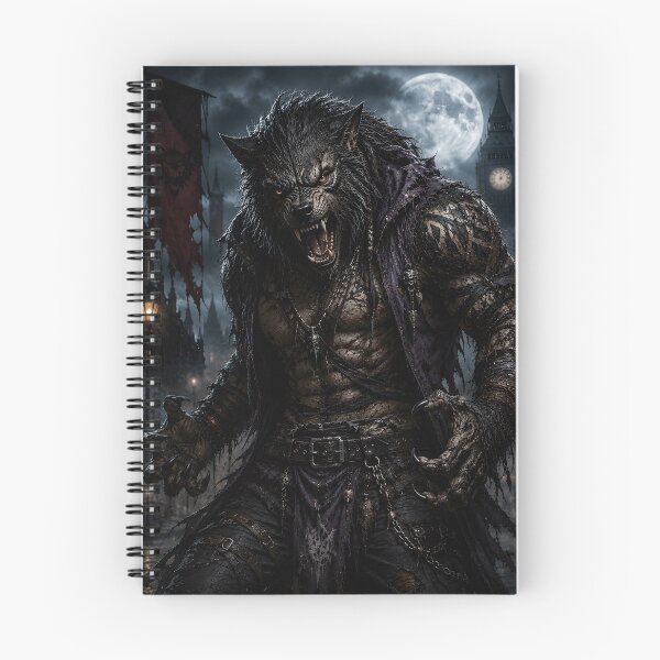 Item preview, Werewolf Tearing Shirt – Moonlit Gothic Alpha Beast Design designed and sold by The Confluence.