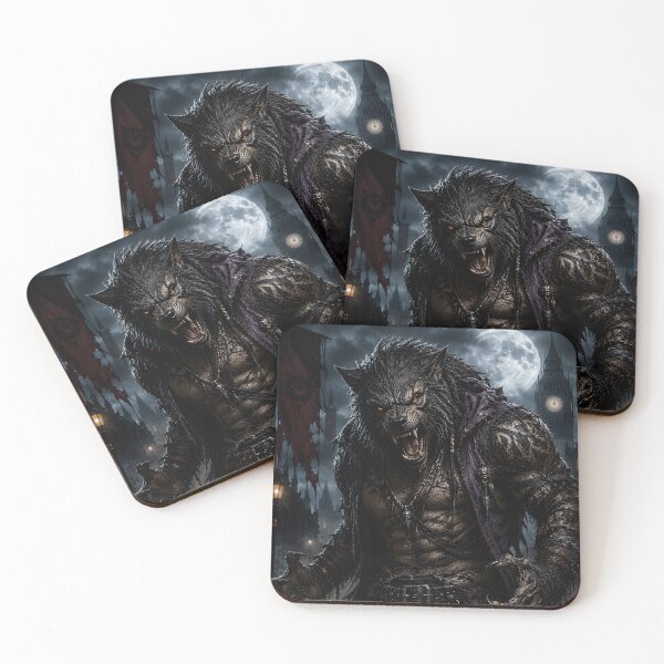 Item preview, Werewolf Tearing Shirt – Moonlit Gothic Alpha Beast Design designed and sold by The Confluence.