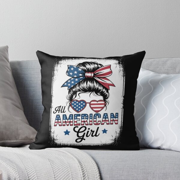 Item preview, All American Girl USA Flag 4th July Women Kids Patriot designed and sold by TyraYoung.