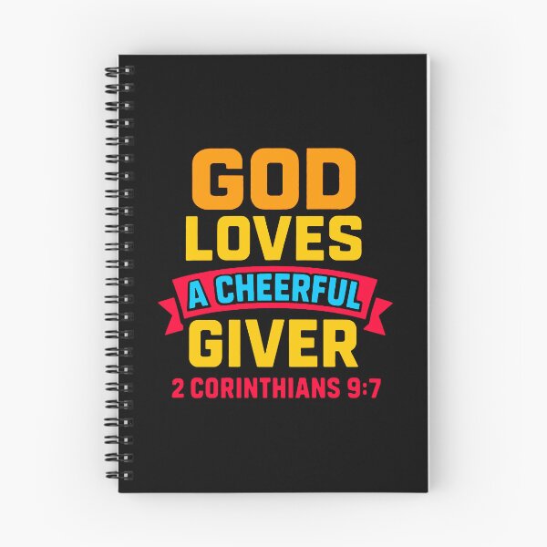 Item preview, 2 Corinthians 9:7 God Loves A Cheerful Giver designed and sold by plushism.