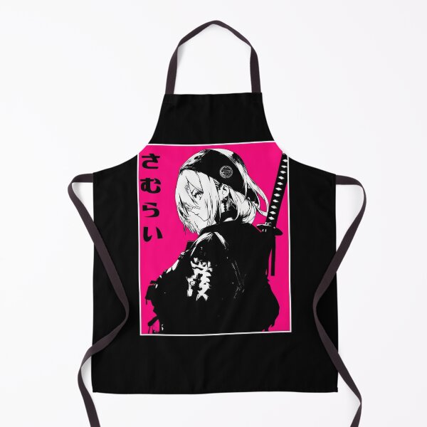Artikelvorschau, Cyberpunk-Mädchen, Samurai-Kriegerin, Anime-Streetwear #325 entworfen und verkauft von mika-gallery.