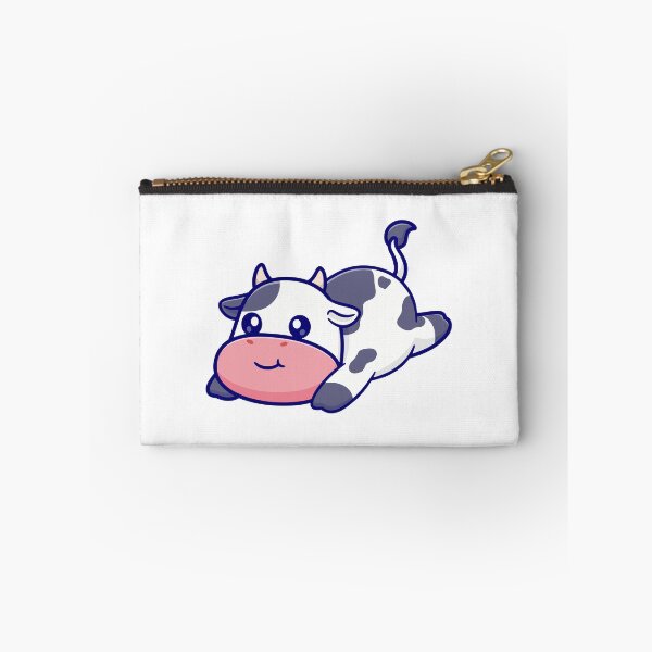 Item preview, Cute Lazy Chibi Cow Lying Down Cartoon designed and sold by Madelene É 	 Monjeau.