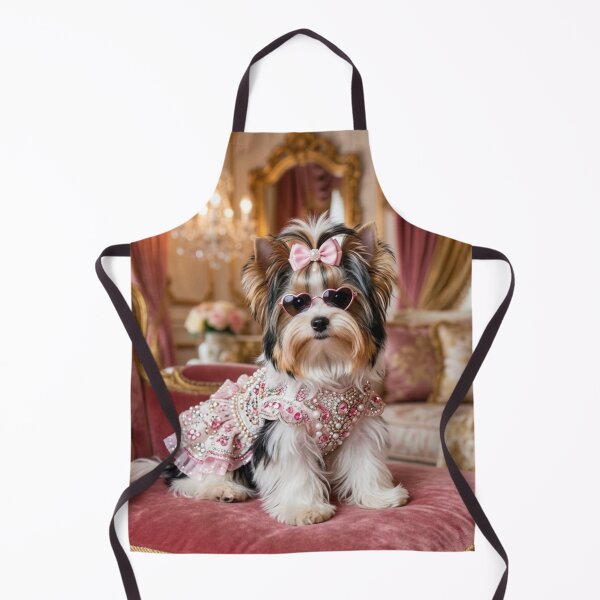Item preview, Chic Biewer Terrier in Elegant Setting designed and sold by Wags & Tails.