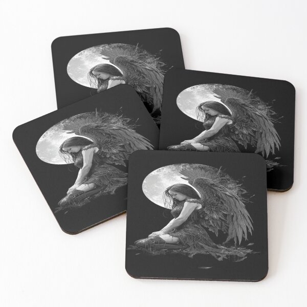 Item preview, Fallen Angel Gothic Dark Fantasy Art designed and sold by fireBay2.