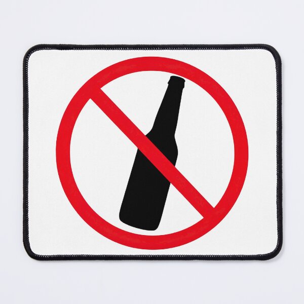 Item preview, Alcohol is prohibited designed and sold by NF Designs Studio DTF.