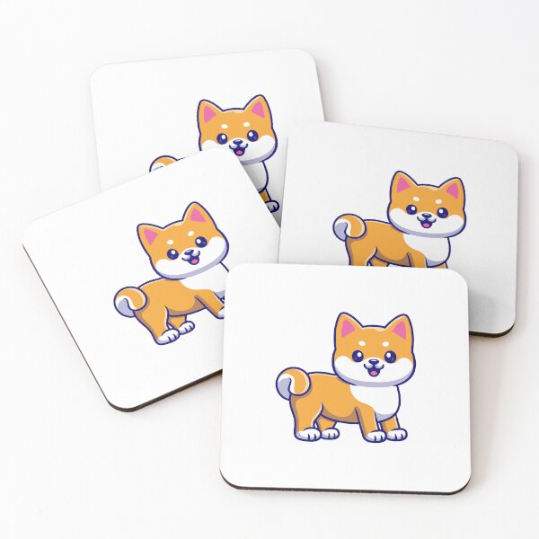 Item preview, Cute Happy Shiba Inu Dog Chibi Cartoon designed and sold by Madelene É 	 Monjeau.