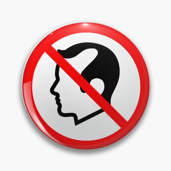 Item preview, Bald men prohibited designed and sold by NF Designs Studio DTF.