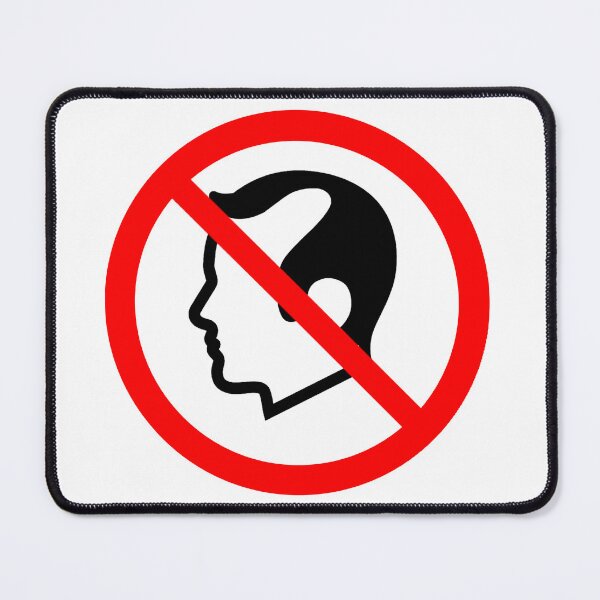 Item preview, Bald men prohibited designed and sold by NF Designs Studio DTF.
