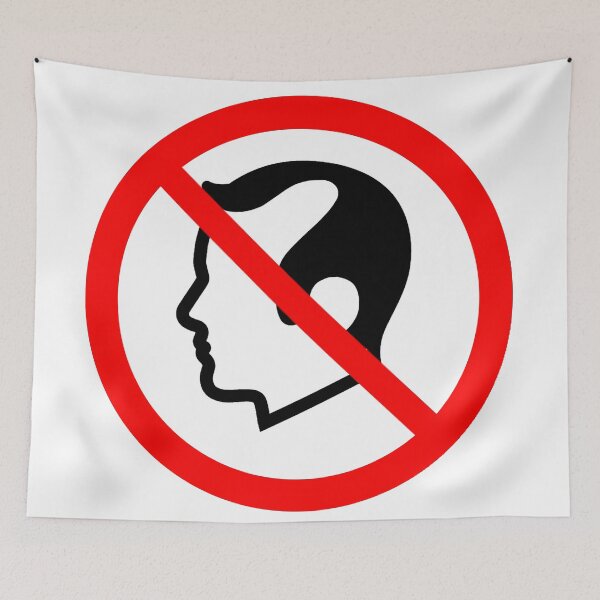 Item preview, Bald men prohibited designed and sold by NF Designs Studio DTF.