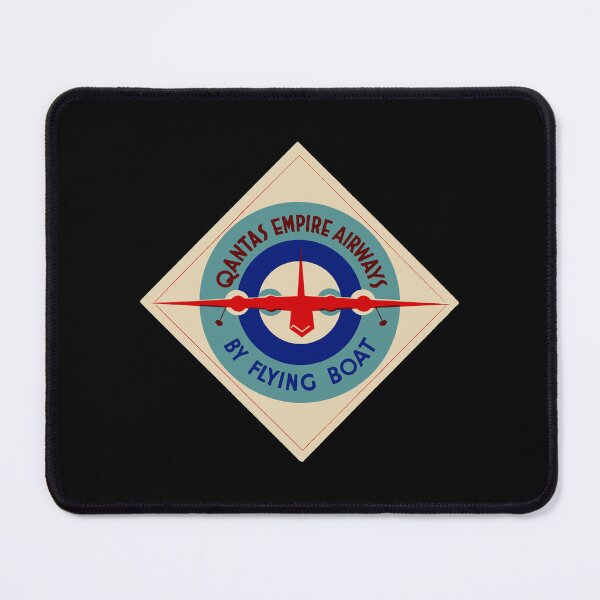 Item preview, Vintage Airline Qantas Empire Airways Flying Boat designed and sold by Speedbirddesign.