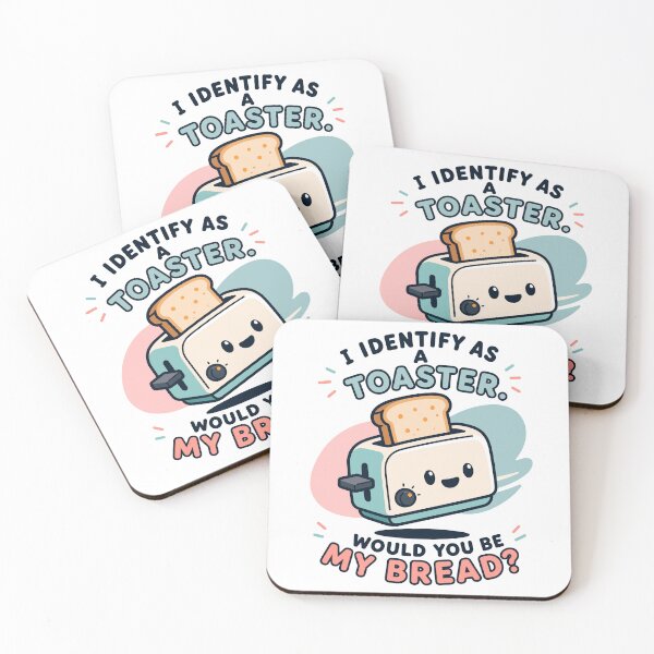 Item preview, I Identify As A Toaster. Would You Be My Bread? designed and sold by FloatingToaster.
