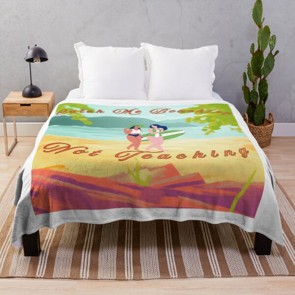 Item preview, Catch Me Beaching Not Teaching Funny Teacher Summer Vacation designed and sold by BeardWave.