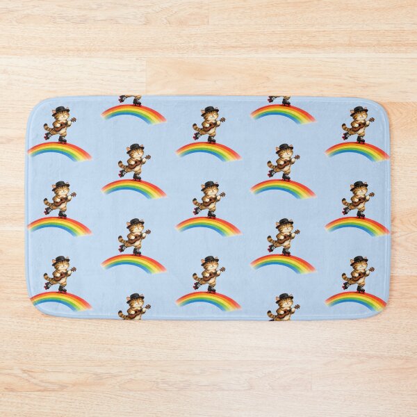 Item preview, Rainbow Cat – Roller Skating ukelele Design designed and sold by Dogandesighn.