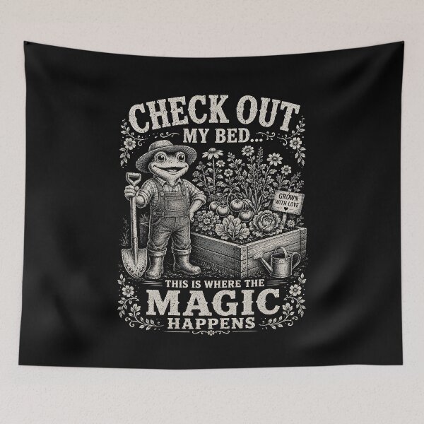 Item preview, Check Out My Bed This Is Where The Magic designed and sold by zoes-ink.
