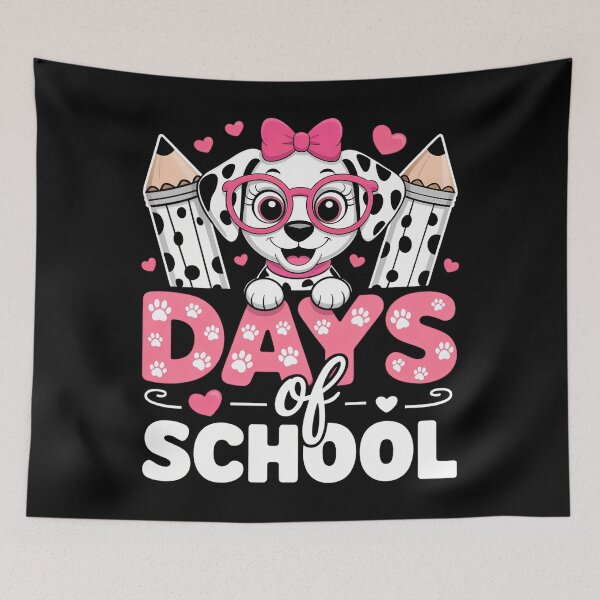 Item preview, 101 Days Cute Dog 100th Day of School Girl Teacher designed and sold by sailorjessiArt.