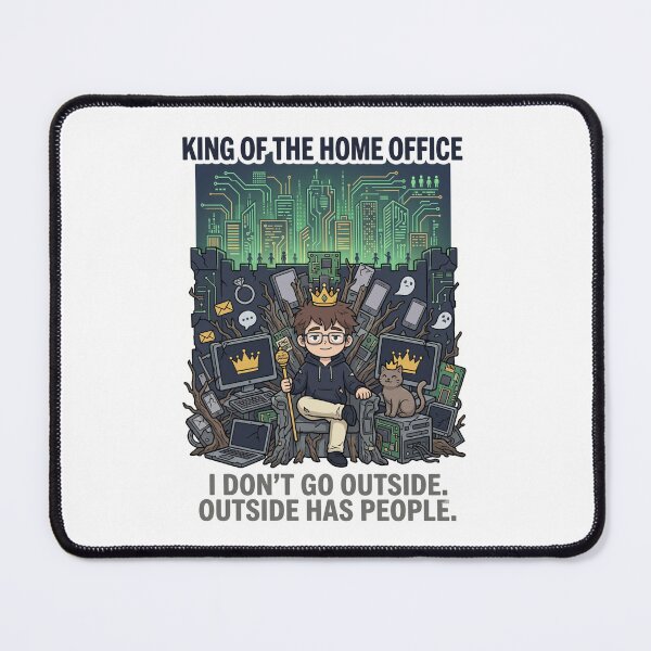 Item preview, King Of the Home Office designed and sold by IntrovertEngineer11.