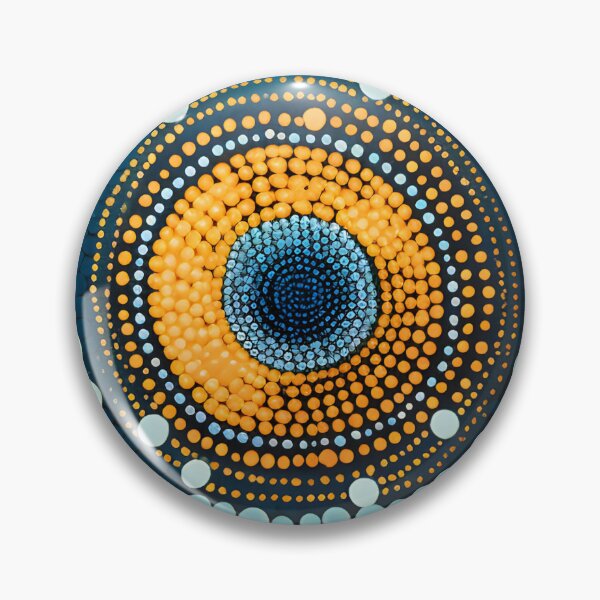 Item preview, Aboriginal Inspired Dot Art - With Ocean Deep designed and sold by GrinGalore.