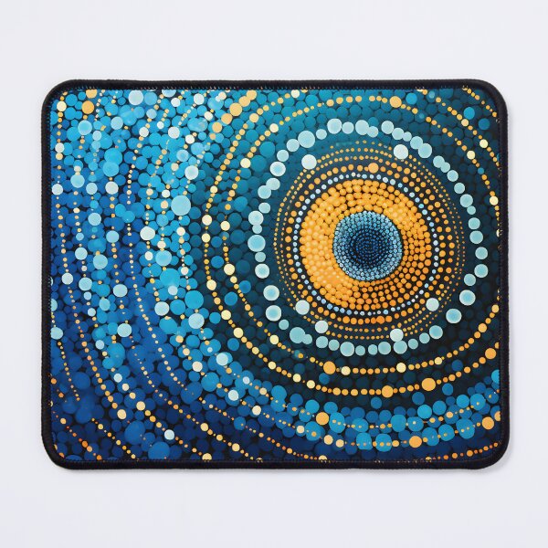 Item preview, Aboriginal Inspired Dot Art - With Ocean Deep designed and sold by GrinGalore.