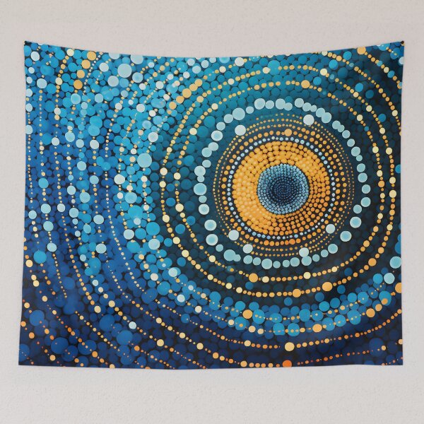 Item preview, Aboriginal Inspired Dot Art - With Ocean Deep designed and sold by GrinGalore.