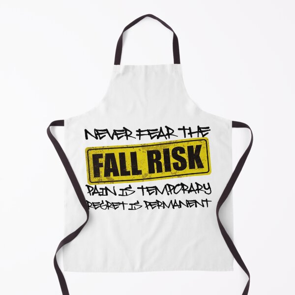Item preview, NEVER FEAR THE FALL RISK PAIN IS TEMPORARY REGRET IS PERMANENT - Motivational Quote designed and sold by XIOMOS.
