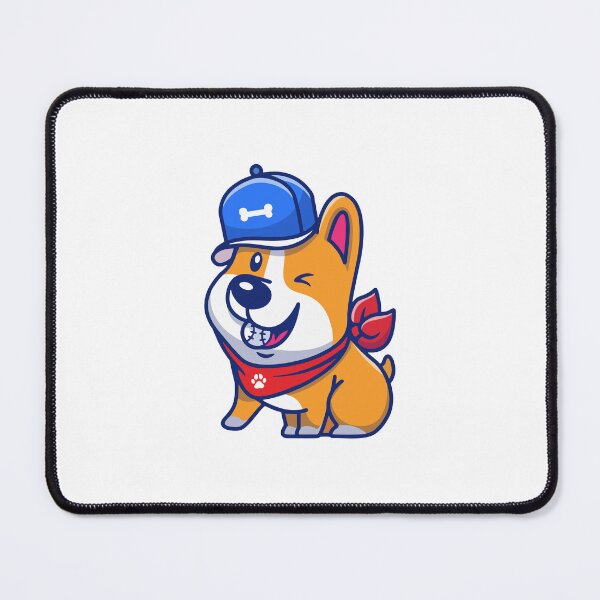 Item preview, Cute Baseball Corgi Dog Chibi Cartoon designed and sold by Madelene É Monjeau.