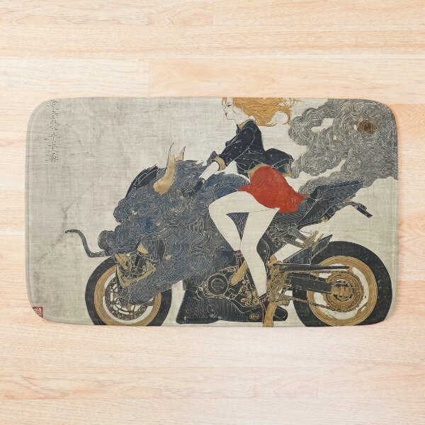 Item preview, Woman Riding a Mythical Motorcycle designed and sold by lautir.