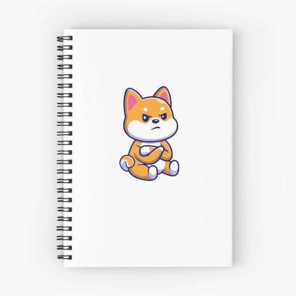 Item preview, Cute Grumpy Angry Shiba Inu Dog Chibi designed and sold by Madelene É 	 Monjeau.