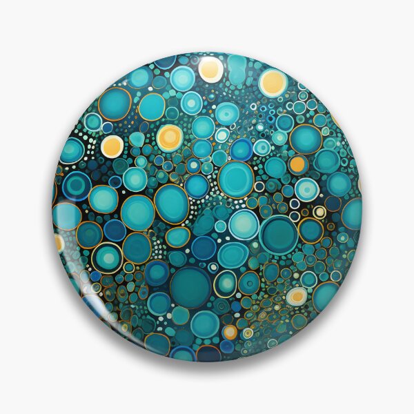 Item preview, Aboriginal Inspired Dot Art - With Bubbles in the Ocean Depths designed and sold by GrinGalore.