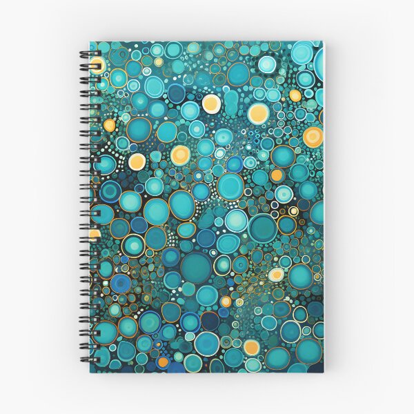 Item preview, Aboriginal Inspired Dot Art - With Bubbles in the Ocean Depths designed and sold by GrinGalore.