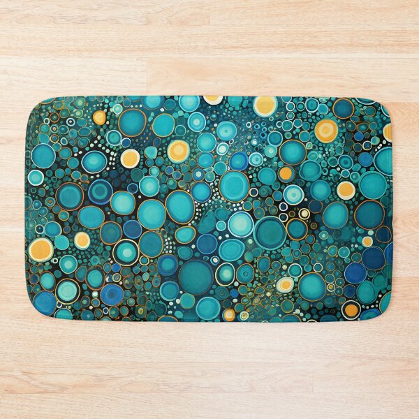 Item preview, Aboriginal Inspired Dot Art - With Bubbles in the Ocean Depths designed and sold by GrinGalore.