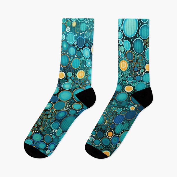Item preview, Aboriginal Inspired Dot Art - With Bubbles in the Ocean Depths designed and sold by GrinGalore.