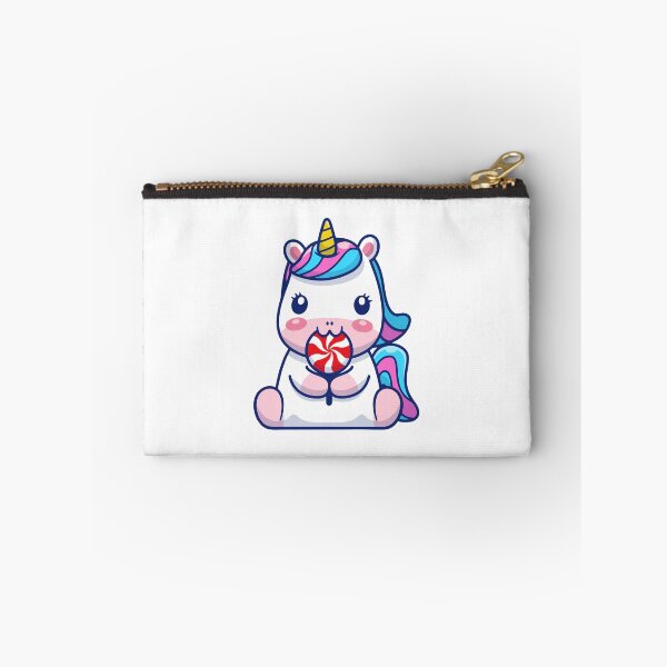 Item preview, Cute Chibi Unicorn Eating Lollipop Candy designed and sold by Madelene É 	 Monjeau.