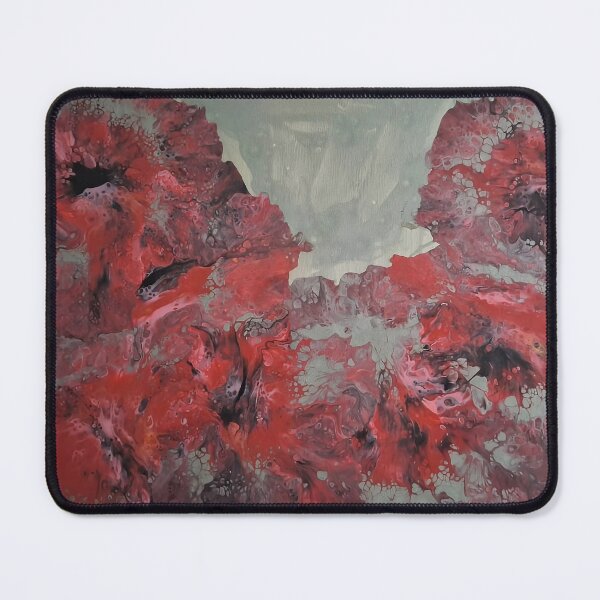Item preview, Soffio di Sakura - Red fluid art designed and sold by Verdiami.