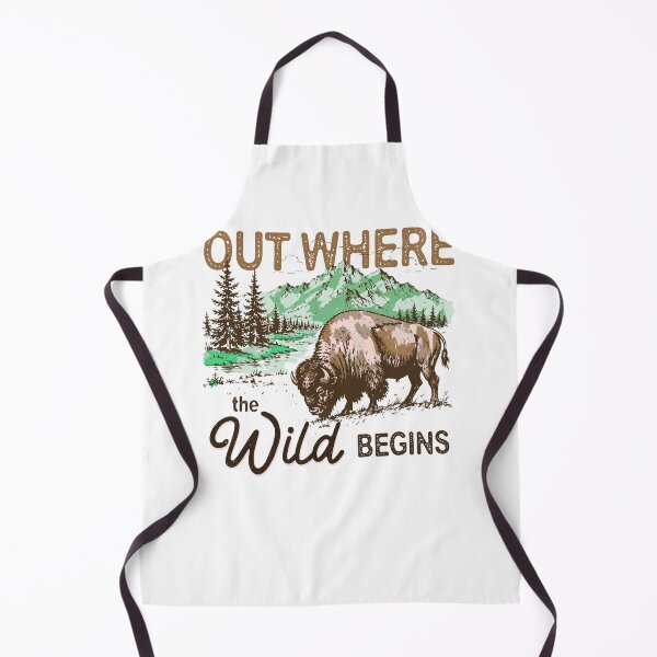 Item preview, Out Here The Wild Begins designed and sold by wesdesignshop.