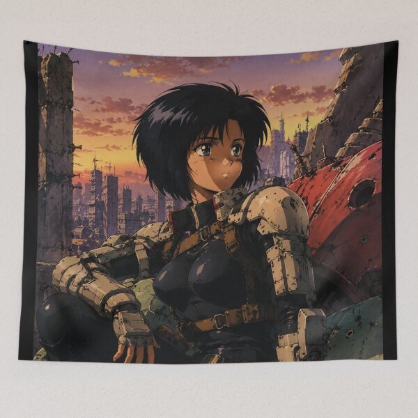 Item preview, 90s Vintage Cyberpunk Anime Girl Wasteland designed and sold by bapupa.