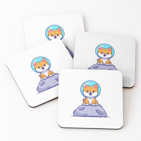 Item preview, Cute Astronaut Shiba Inu Dog on the Moon designed and sold by Madelene É 	 Monjeau.