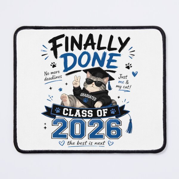 Item preview, Boy Graduation, Finally Done Cat Lover designed and sold by Stick-Artistry.