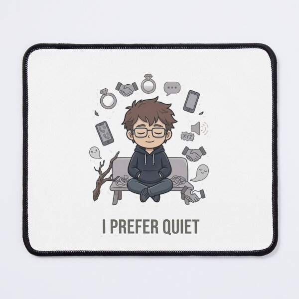 Item preview, I Prefer Quiet designed and sold by IntrovertEngineer11.