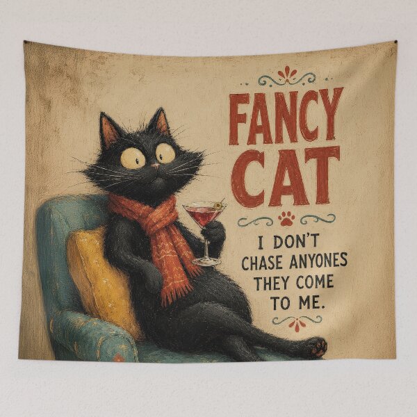 Item preview, Fancy Cat They Come To Me designed and sold by Erika Kaisersot.
