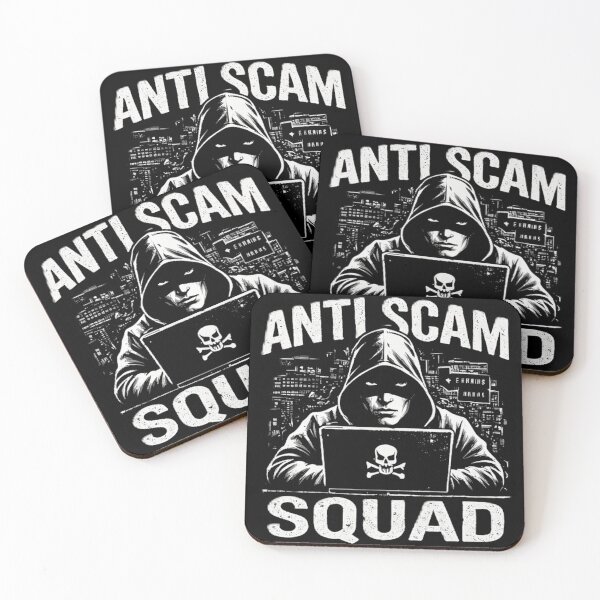 Item preview, ANTI SCAM SQUAD Cyber Security Vintage Hacker Style designed and sold by NeO² Studio.
