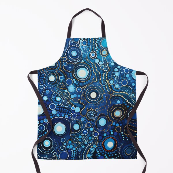 Item preview, Aboriginal Inspired Dot Art - With Deep Ocean Bubbles designed and sold by GrinGalore.