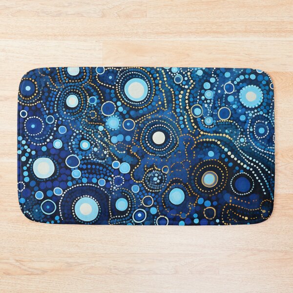 Item preview, Aboriginal Inspired Dot Art - With Deep Ocean Bubbles designed and sold by GrinGalore.