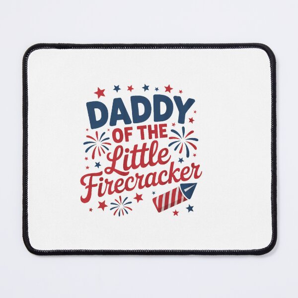 Item preview, Daddy of the little firecracker Fourth of July Birthday designed and sold by sailorjessiArt.