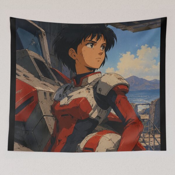 Item preview, Vintage Cyberpunk Anime Girl Pilot Suit designed and sold by bapupa.