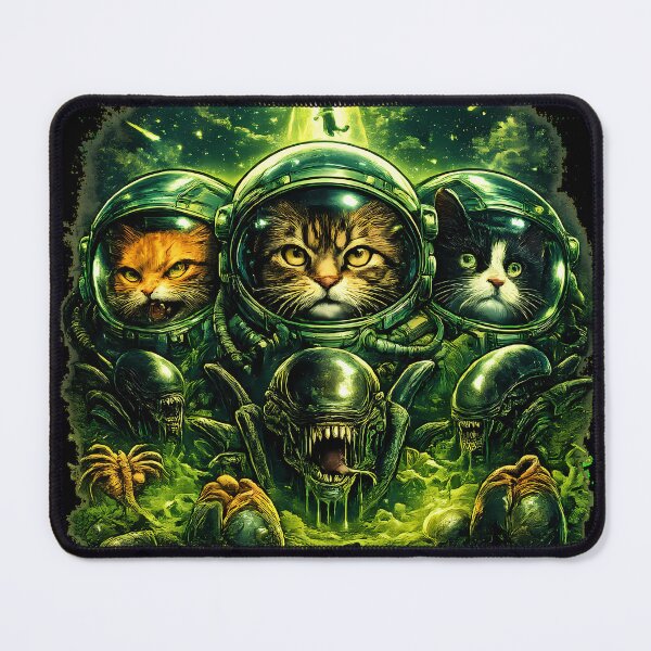 Item preview, Get In Loser – Space Cats Alien Horror Retro T-Shirt designed and sold by darekkocurek.