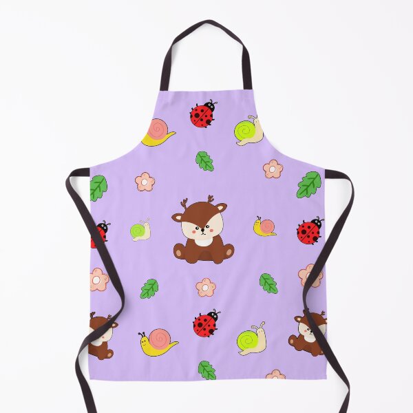 Item preview, Light Lavender Cute Woodland Animals Seamless Pattern Design designed and sold by NadDot.